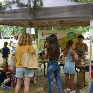 Animations autour des arbres avec Oasis Citadine au festival Un Piano sous les Arbres